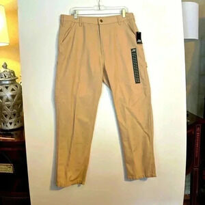 NWT Men 32X30 Lost Enterprises Pants Tan Carpenter Skater Embroidered Y2K cotton